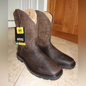 Ariat Men's Dark Brown Groundbreaker H20 Cowboy Boots
